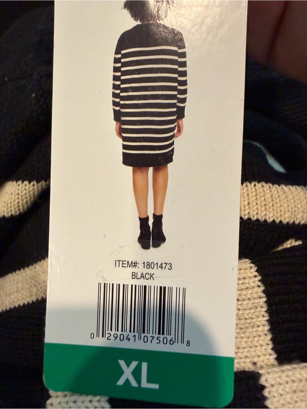 Womens Jessica Simpson Long Sleeve Knit Sweater Dress Size XL - Picture 4 of 5